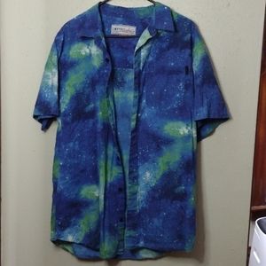 Men's Empyre Galaxy print Button up